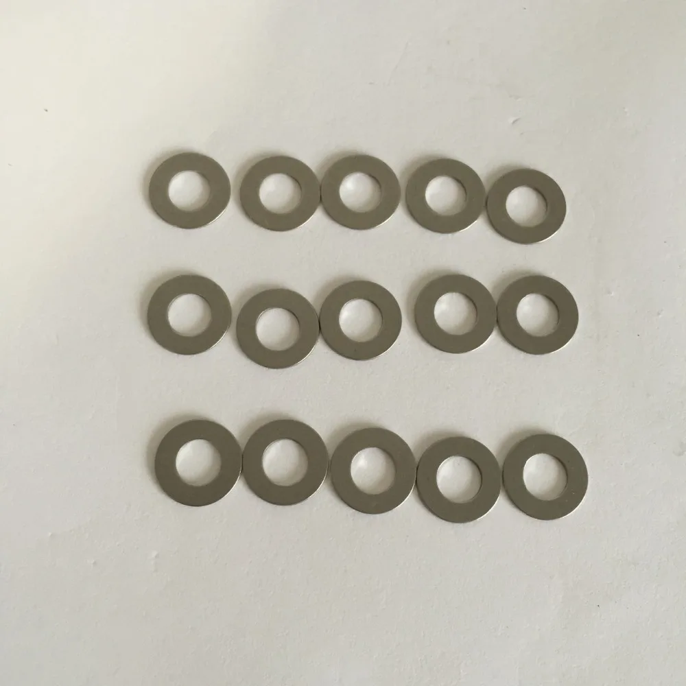 15pcs 304 Stainless Steel Back Up Flat Washer 5mmx10mmx0.5mm for Pop