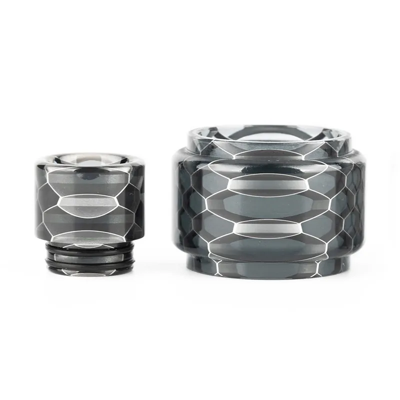 

Snake Skin Resin Cobra Drip Tip with Replacement Bulb Tube for HorizonTech Falcon King Tank 6ml Atomizer