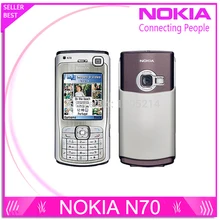 Refurbished Nokia N70 handys entsperrt bluetooth mp3 player FM radio GPRS Großhandel Ein Jahr Garantie freies verschiffen