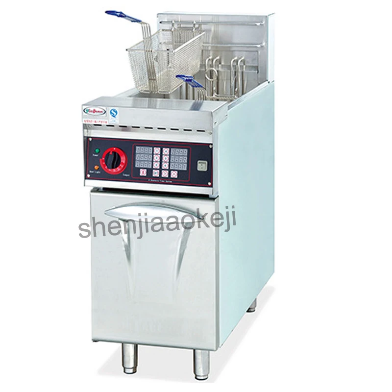 Stainless Steel Electric Fryer with Timer Western-style Restaurant Equipment DF-26A French fries fried chicken fryer Commercial | Бытовая