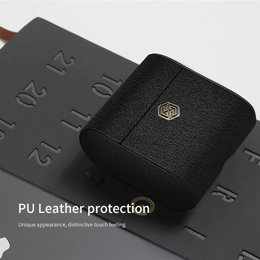 For Airpods 2 Case Protective PU Leather Flip Cover (2)