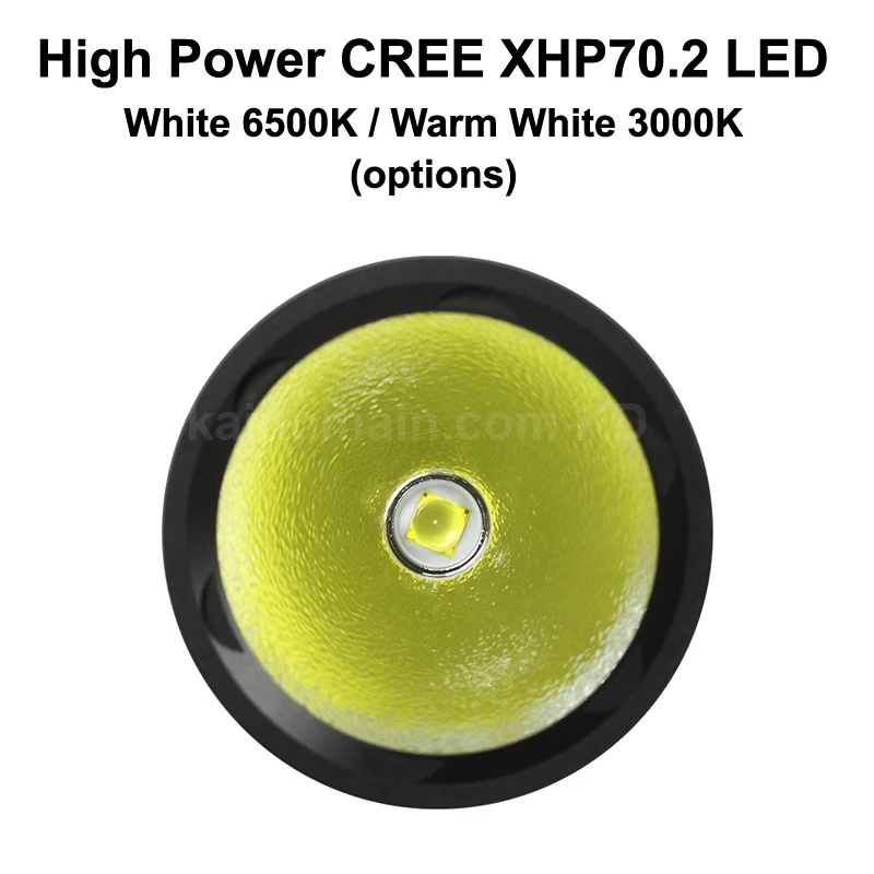 DV80 Cree XHP70.2 4000 люмен плавная регулировка Дайвинг светодиодный фонарик(2x26650