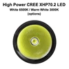DV80 Cree XHP70.2 4000 Lumens Stepless Adjusted Diving LED Flashlight ( 2x26650 ) ► Photo 2/6