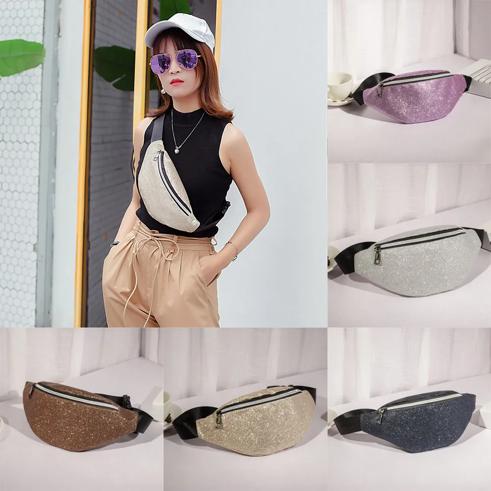 

Fashion Women Bling Sequins Shoulder Bag Messenger Bag Chest Bag High Quality Casual Travel Handbag School Shoulder Bag