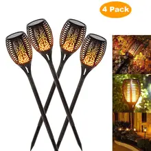 Solar Flame Lamp Flickering IP65 Waterproof LED Garden Decoration Landscape Light Lawn Lamp Path Lighting Torch Light Spotlight digoo dg fle01 solar garden decoration led flame lamp landscape automatic waterproof atmosphere light for patio yard path light