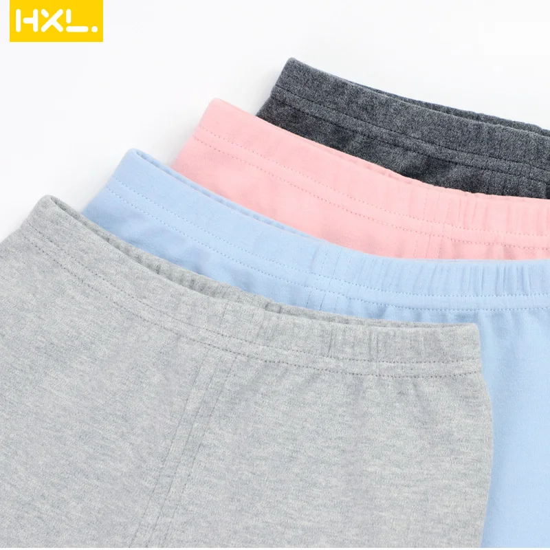 2018Winter Kids Thermal Underwear Solid Thick Cotton High Collar Children's Warm Suit Clothes Baby Boys Girls Long Johns Pajamas