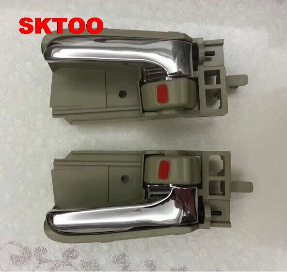 

FRONT OR REAR left+right DOOR INNER HANDLES WITH ELECTROPLATE CHROME GEELY MK,MK CROSS,LIFAN SOLANO,BYD F3,F3R,GREAT WALL FLORID