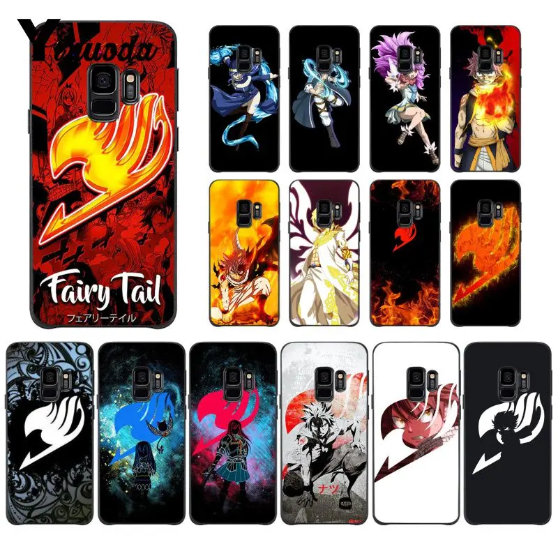 

Yinuoda Anime Manga Fairy Tail logo Coque Shell Phone Case for Samsung Galaxy S7edge S6 edge plus S5 S8 S7 S9 Plus case