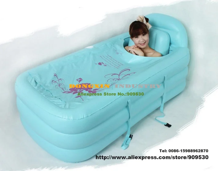 

Wholesale&Retail Adult Spa folding Portable bathtub inflatable bath tub free shipping by DHL