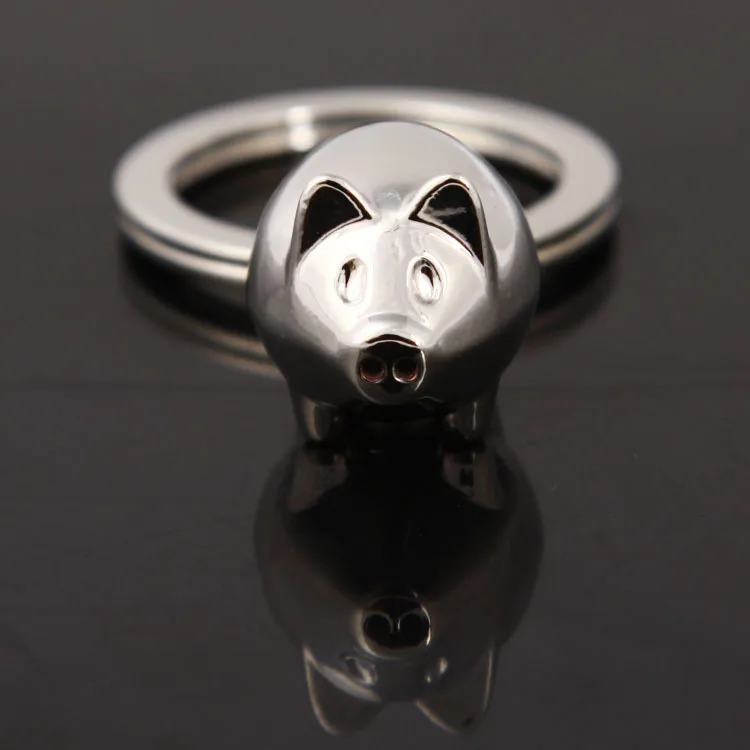 

2019 Hot New JETTING Lovely Mini Pig Key Chain Key Ring Cute Gift Keyring Charm Decoration Keyfob Gifts Wholesale 1Pcs
