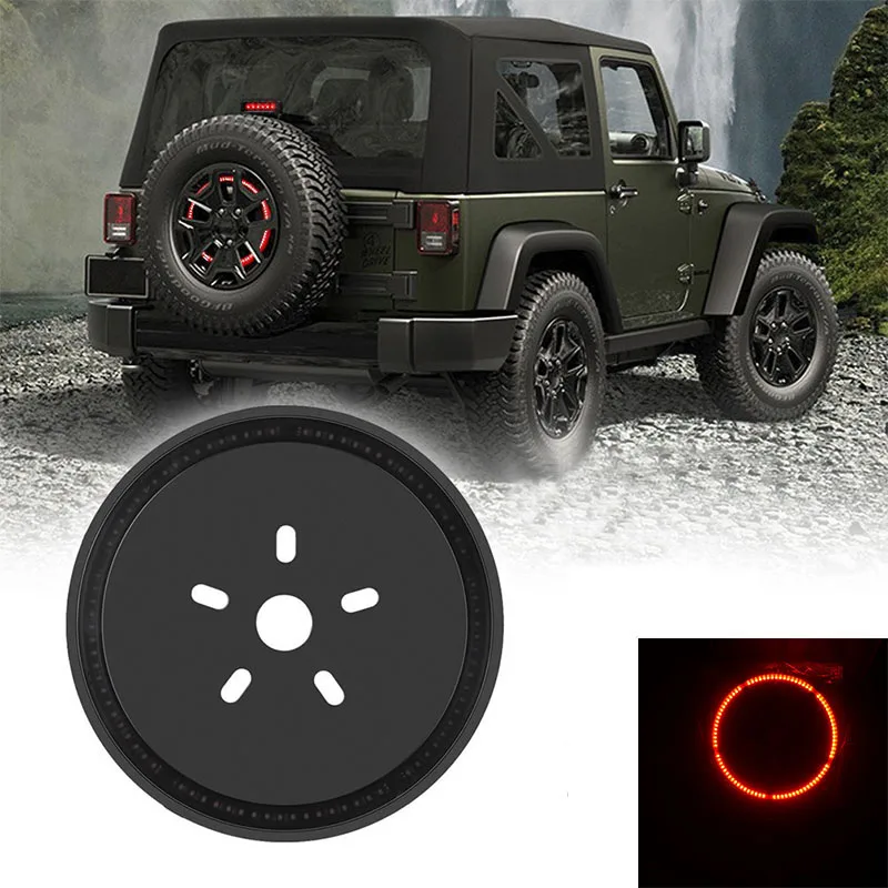 Red Light,For Jeeps Wrangler Spare Tire Brake Light,For Jeeps 3rd Brake