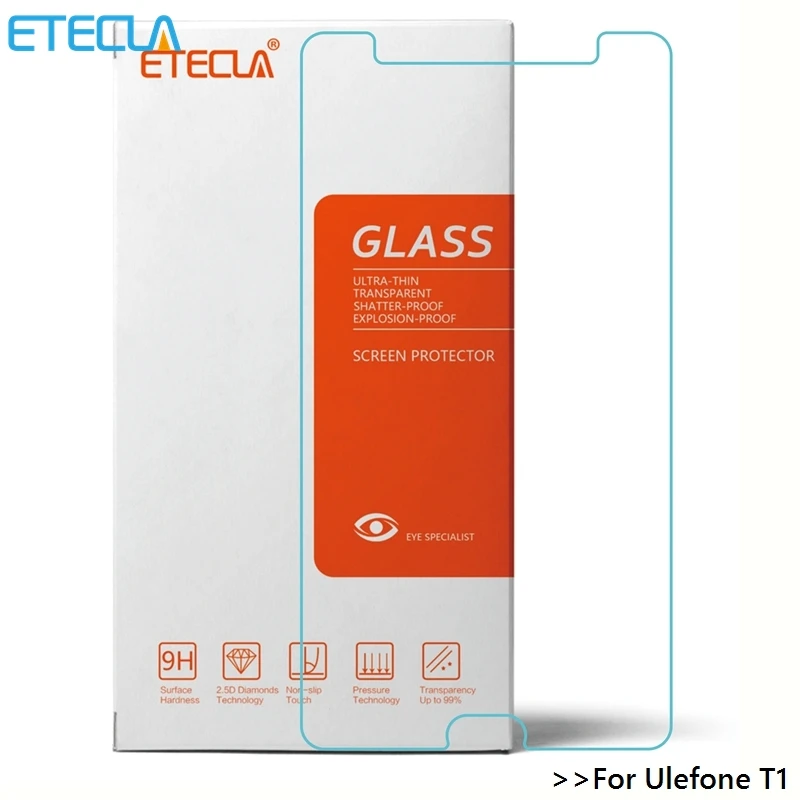 

For Ulefone T1 Glass Ulefone T1 Tempered Glass On Ulefone T1 Screen Protector 0.33mm HD Super Tempered Glass On Film