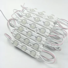 1000 шт 5730 3 светодиодный S светодиодный модуль ввода объектива 160 градусов DC12V 1,5 W рекламный свет для знака