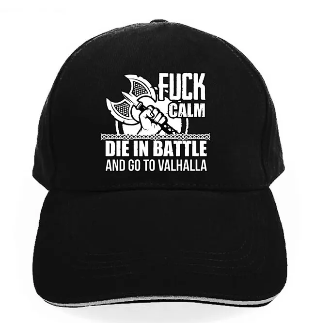 Odin Vikings Die In batch And Go To Valhalla men wo мужские шапки хип хоп гольф солнцезащитный козырек Уличный Скейтборд casquette