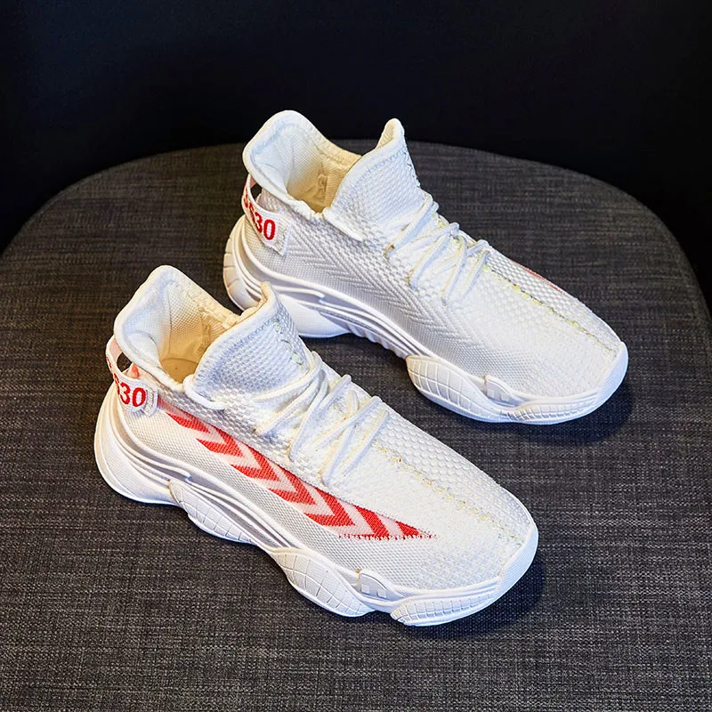

Simple casual women's shoes wicking design version of breathable women's vulcanized shoes fashion increased thick-soled sneakers