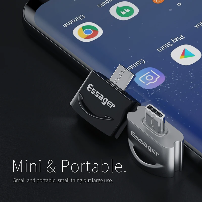 Essager usb type C OTG адаптер для samsung S10 Xiaomi Mi 9 Oneplus 7 Pro 6t USBC разъем USB-C type-C к USB 3,0 OTG конвертер