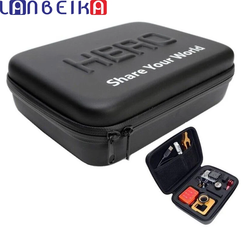 Противоударный водонепроницаемый чехол LANBEIKA для Gopro чехол-сумка SJCAM SJ5000 SJ6 SJ8 SJ9 Go