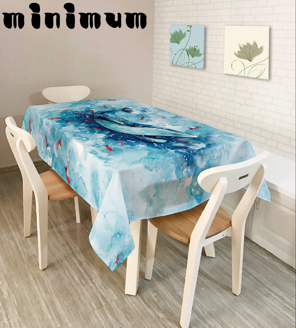 

Family Expenses Table Cloth Retro Simulation Rectangular Tablecloths Creative Flower Design Eco-friendly Home Textile