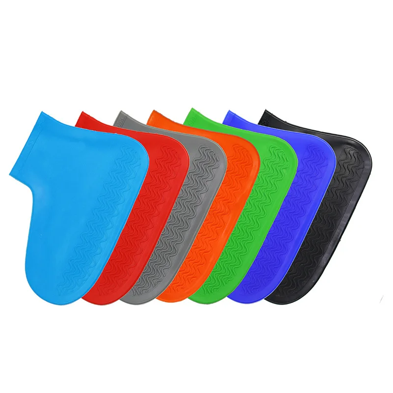 Silicone Overshoes Reusable Waterproof Rainproof Men Shoes Covers Rain Boots Non-slip Washable Unisex Wear-Resistant