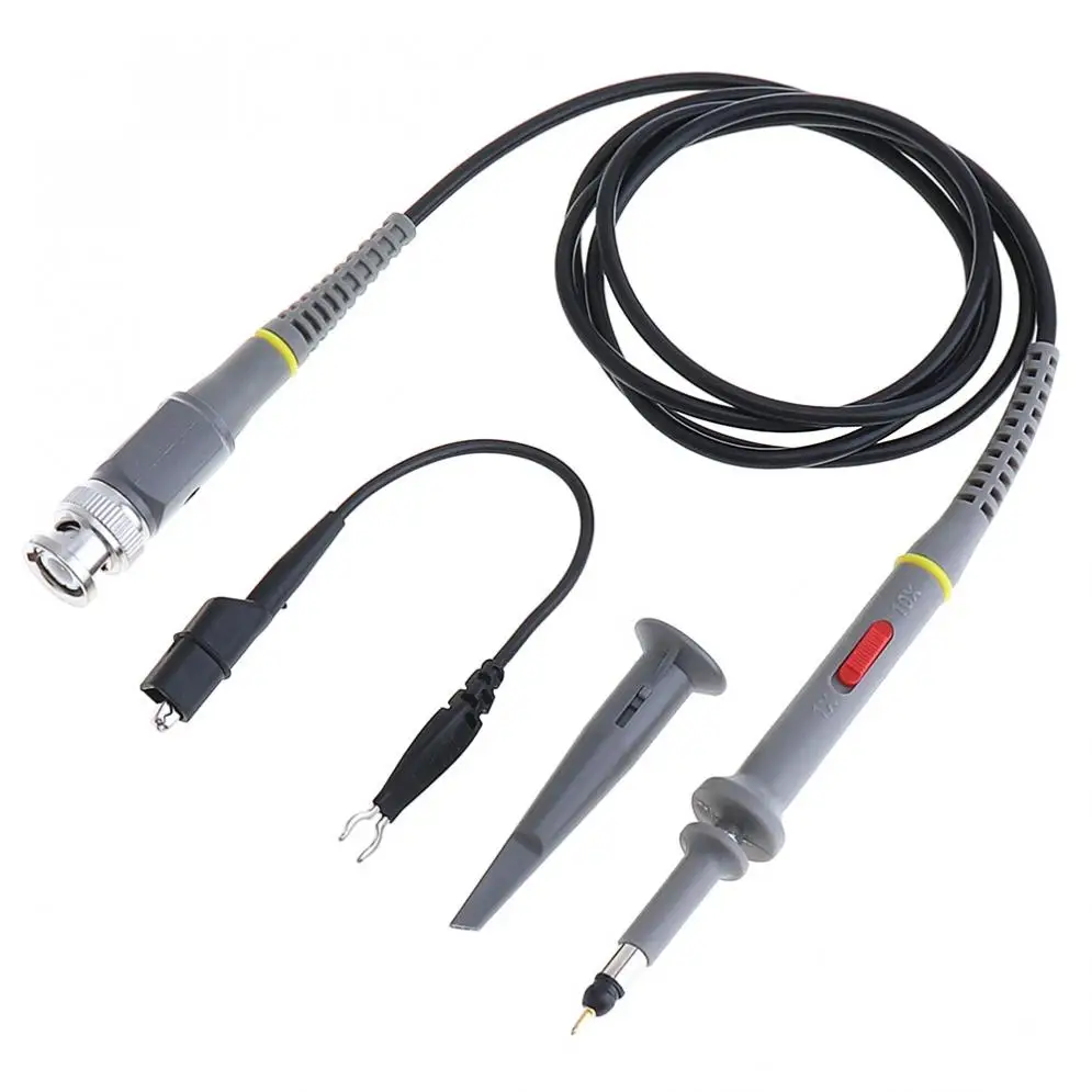 

LODESTAR LA05110 1M PVC 100MHz Precision Oscilloscope Probe with Alligator Clip Test Probe Cable for Measuring Instruments