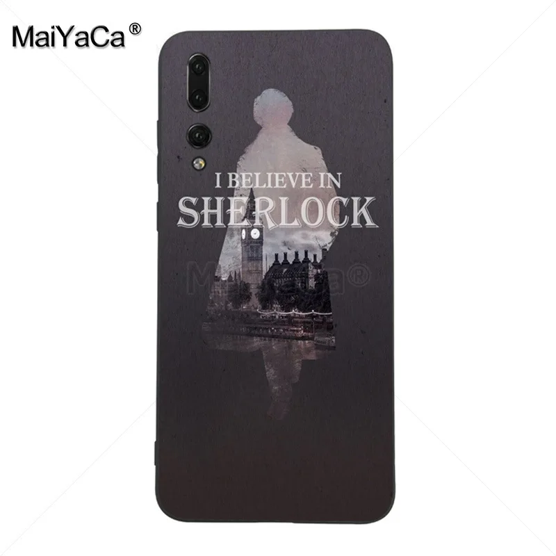 Роскошный модный 2D чехол MaiYaCa для телефона с надписью i am шерлоком Холмсом Huawei mate 9