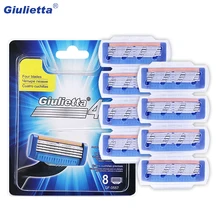 8 шт./лот, лезвия для бритвы, 4 острые лезвия для мужчин, бритва для бритья лица, 4 слоя, сменные, для мужчин, ручная бритва, инструменты, Лезвия для мужчин