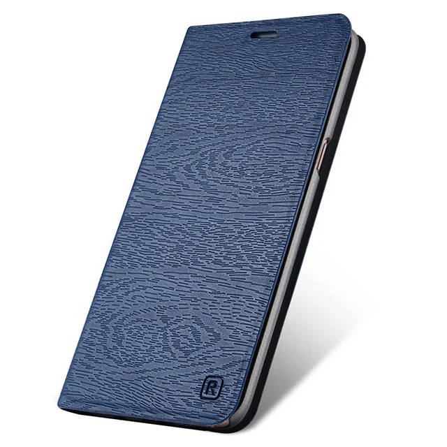 Для Samsung galaxy S7 S8 S9 Note 8 кожаный чехол для Samsung galaxy S7 edge S8 S9 Plus PU откидной Чехол с отделением для карт и подставкой - Цвет: Синий