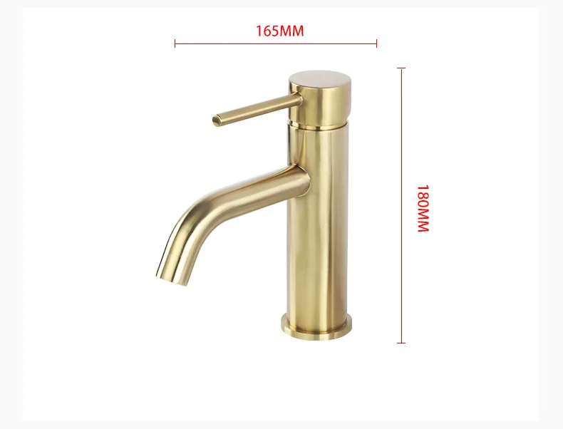 Rose Gold Brass Bathroom Basin Faucet Single Handle Deck Mounted Hot And Cold Bathroom Sink Water Mixer Tap