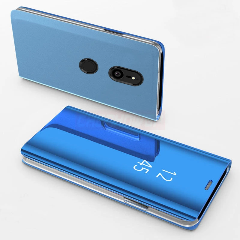 Smart Mirror Clear View Case For Sony Xperia XZ3 xz3 Kickstand Flip Leather Cases For Sony Xpeira XZ 3 x z3 Cover Funda Coque 10