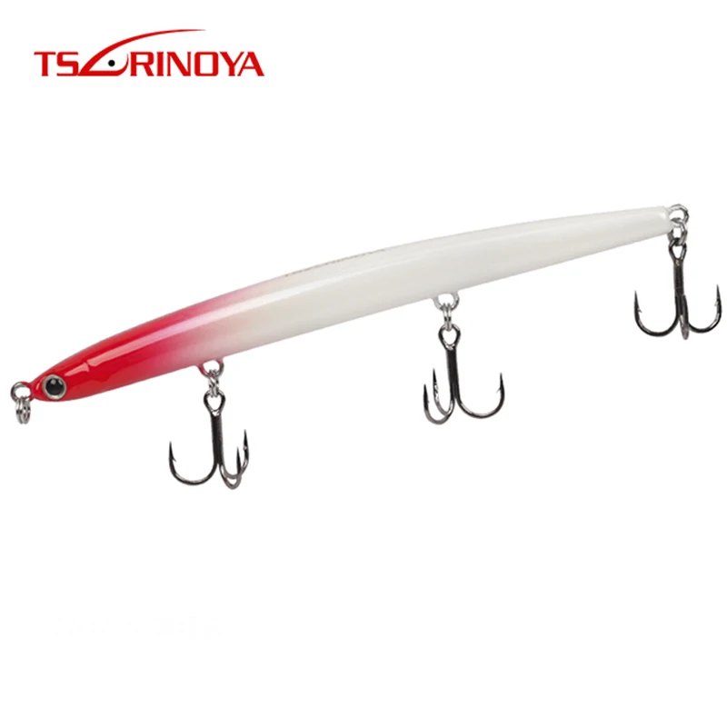 TSURINOYA DW47 погружная приманка для рыбалки карандаш 12 г 110 мм крючки тонкие