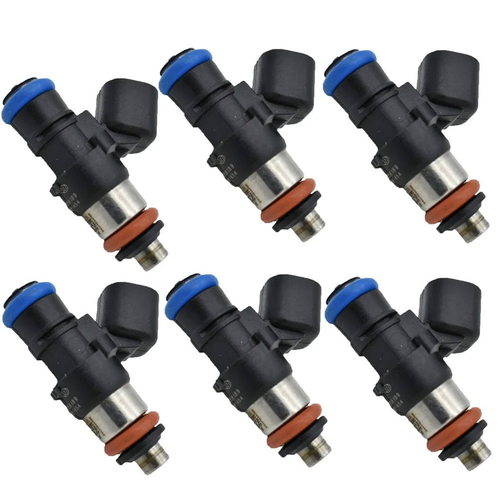 6PCS 100 Original Fuel Injector 0280158189 for 2009 2012 FORD ESCAPE