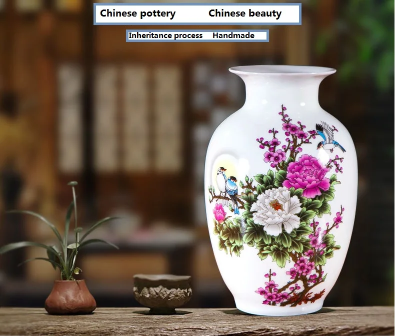OUSSIRRO Цзиндэчжэнь керамические вазы декоративная ваза для гостиной Цветочная композиция современный дом простой телевизор шкаф керамический подарок