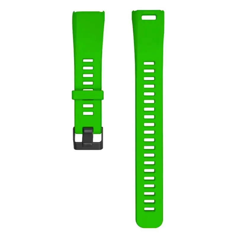 5 цветов Мягкий TPE браслет ремешок Смарт наручные часы ремень Замена для Garmin Vivosmart HR - Цвет: Зеленый