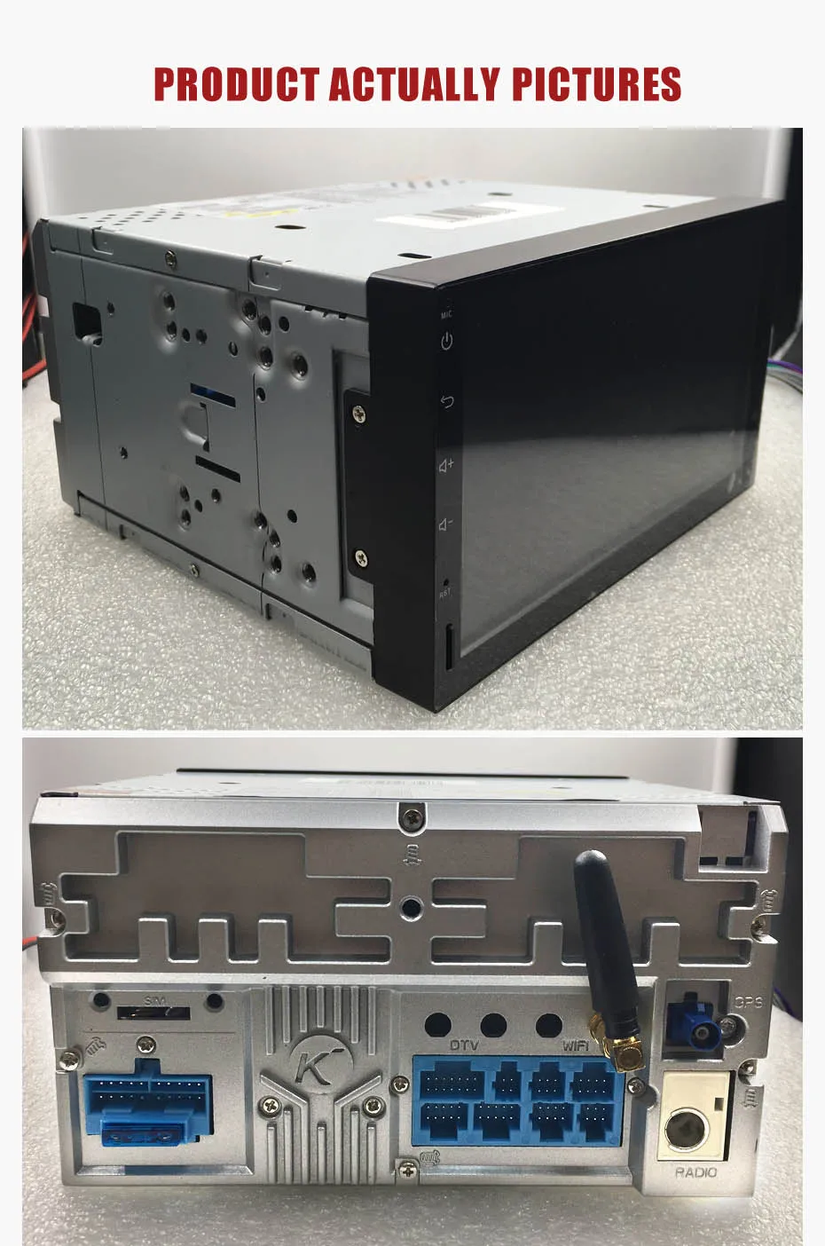 Cheap KANOR 7" 2Din 1024*600 Android 8.1 2 din Universal Car Radio For Nissan GPS Navigation BT Radio Stereo Audio Player(No DVD) 12