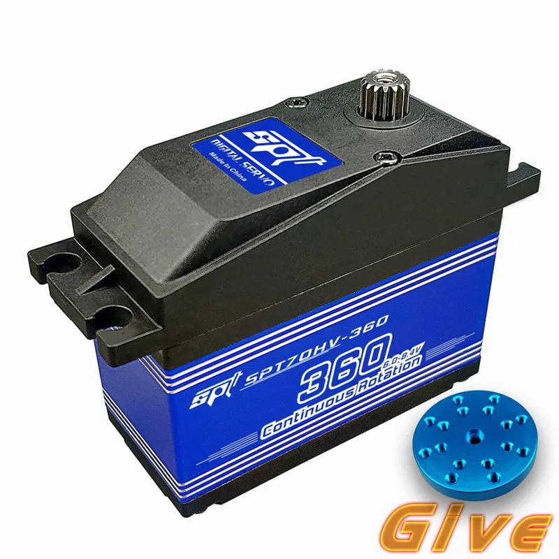 

SPT 70KG high torque digital angle steering gear SPT70HV-180/270/320 degree servo for robotic arm / remote control car