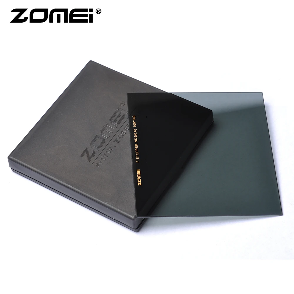 

ZOMEi 100*100mm PRO Optical Glass Square Neutral Density filter ND1000 (3.0) / ND64(1.8) / ND8 / ND4 / ND2