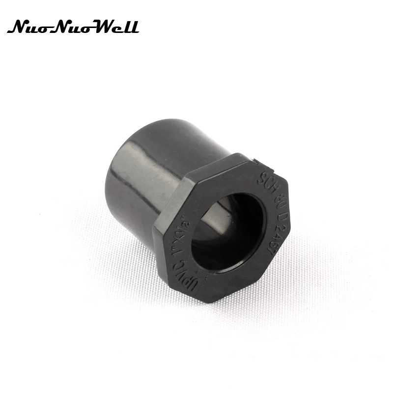 

1pcs NuoNuoWell ANSI PVC 1" to 1/2" Reduce Connector Pipe Adapter Hose Joints Aquarium Water Tank Tube Fittings Garden Watering