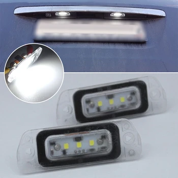 

White Car LED License Plate Light For Mer/cedes ML GL R Class W164 X164 W251 Car LED License Plate Light