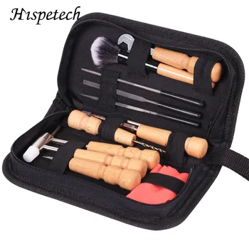 

HISPETECH Guitar Combination Kit Guitar Accessories Maintenance Tools Sets Opening Wire Polished Guitar Bridge Measuring Wrench