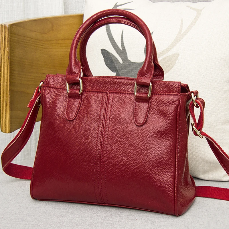 

2017 Hot selling women's genuine leather handbag Cowhide one shoulder bag black blue Varied color Optional#L069