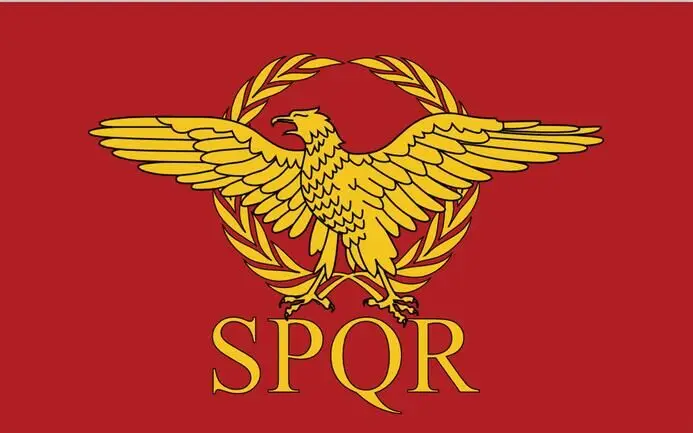 90*150 см SPQR Римская империя Сенат и Римский флаг - Цвет: B