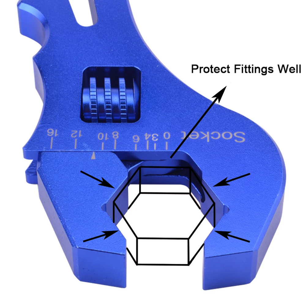 Evil energy V байонет Регулируемый Алюминиевый ключ фитинг инструменты, гайковерт AN3-AN12 анодированный гаечный ключ авто инструменты