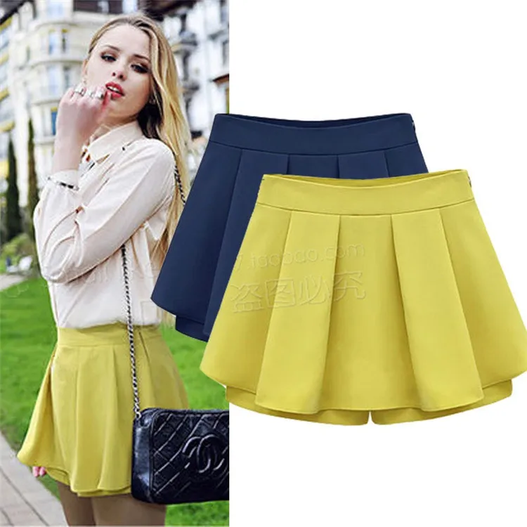 Mini Shorts Culottes Skirts Womens 2016 Spring Summer The New Wild Slim