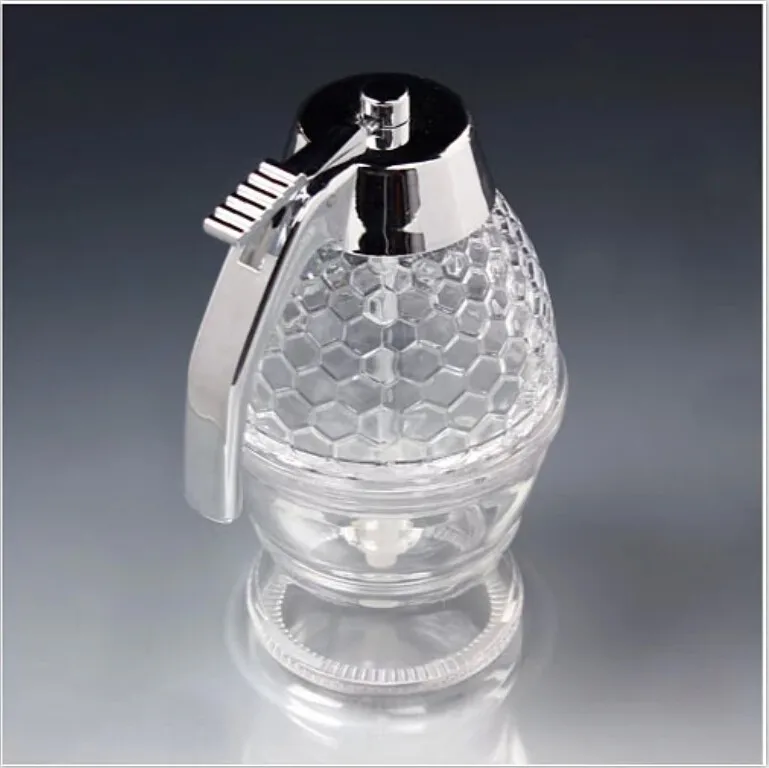Oil can acrylic honey syrup dispenser Syrup squeeze juice sauce distributor distribute pot of honey pot tools