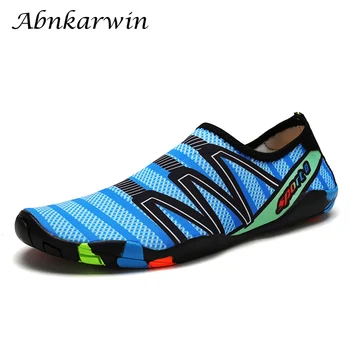 

shoes for swimming sea water men barefoot aqua socks swim zapatos de playa agua sports finger sepatu slip on pria quick drying