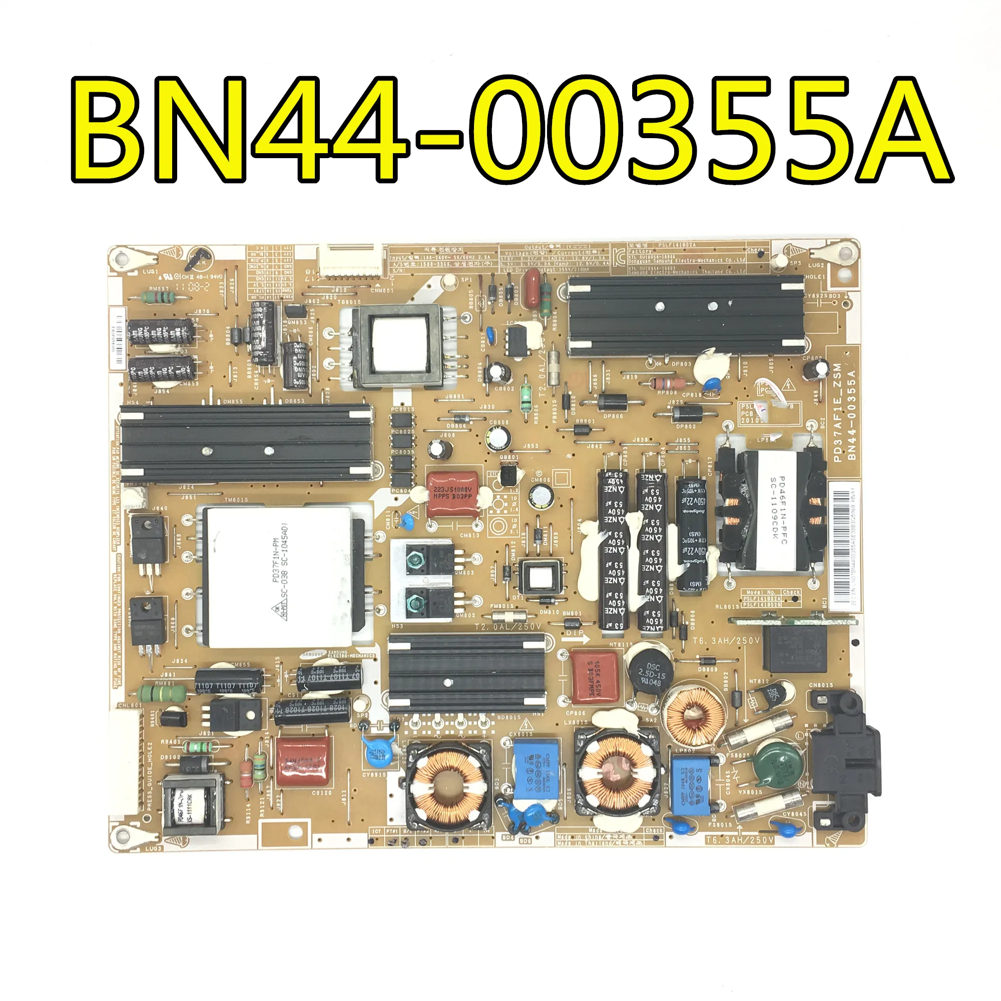 Оригинальный 100% тест для samgsung PD37AF1E_ZSM BN44 00355A power board|Пульты ДУ| |