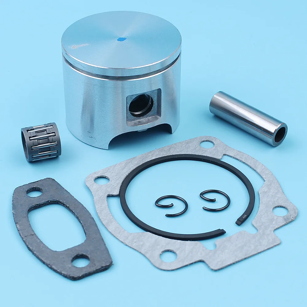 46MM Piston With Ring Pin Bearing Cylinder Gasket For Husqvarna 55 55 Rancher 