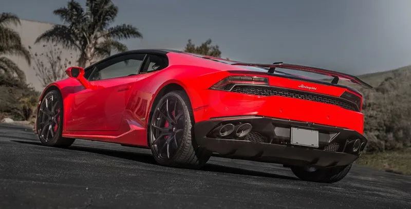 2014-2016 Lamborghini Huracan LP610-4 Vorsteiner Style Rear Spoile GT Wing DCF (32)