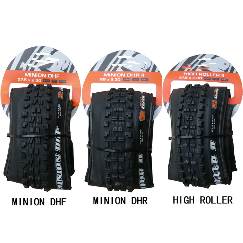 

HIGH ROLLER bicycle tire 26 tubeless ready TLR 26*2.3 27.5*2.3 mountain bike tires 60TPI folding tyres down hill MINION DHF DHR