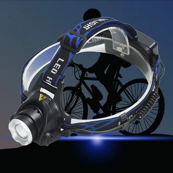 

Anjoet 5000LM XML-L2 Led Headlamp Zoomable Rechargeable Headlight Waterproof Torch flashlight Head lamp Fishing Hunting Light